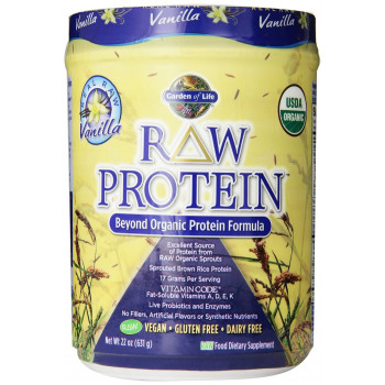 Raw Protein vanilkový - komplex proteinů 624g BIO
